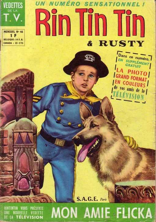 Scan de la Couverture Rintintin Rusty Vedettes TV n 46